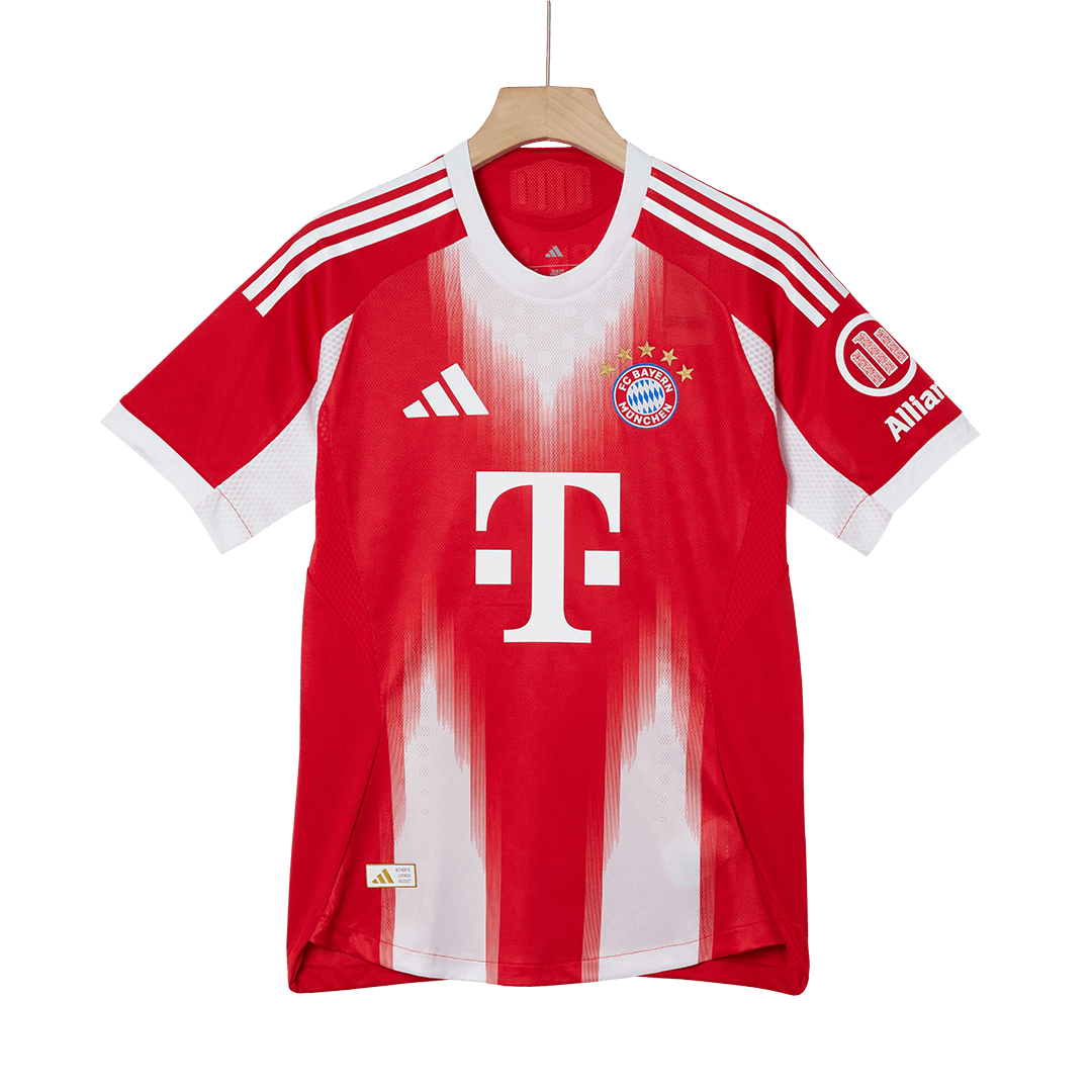Munich Domicile Maillot 2025/26 Rouge Joueur Grande Taille