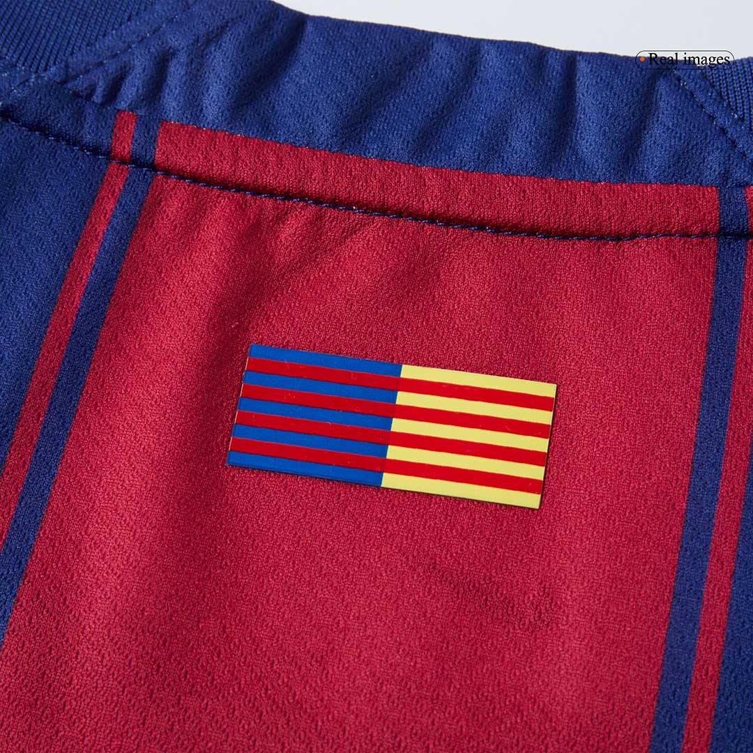 Barcelone Domicile Maillot Kit 2025/26 Rouge et Bleu