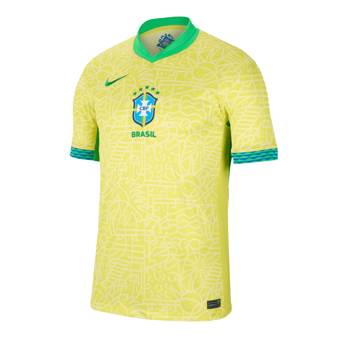 Brésil Domicile Maillot 2024 - Super Grande Taille