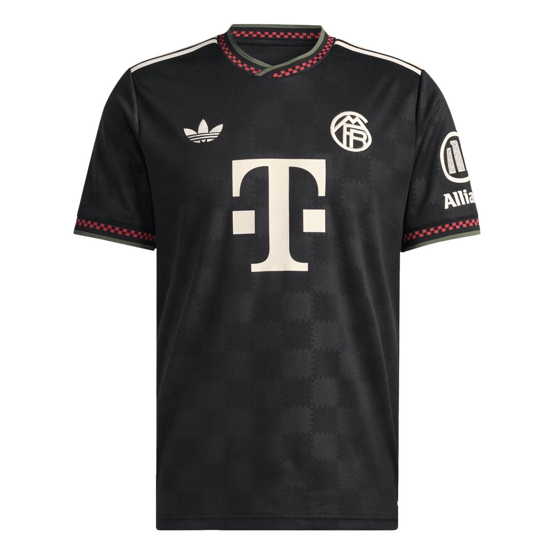 Munich Third Maillot 2025/26 Noir Grande Taille