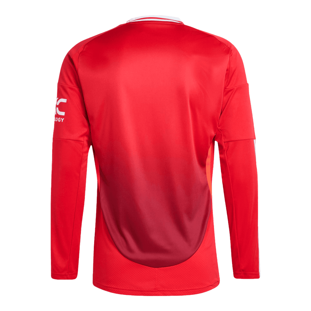 Manchester United Domicile Maillot Manches Longues 2024/25 Grande Taille