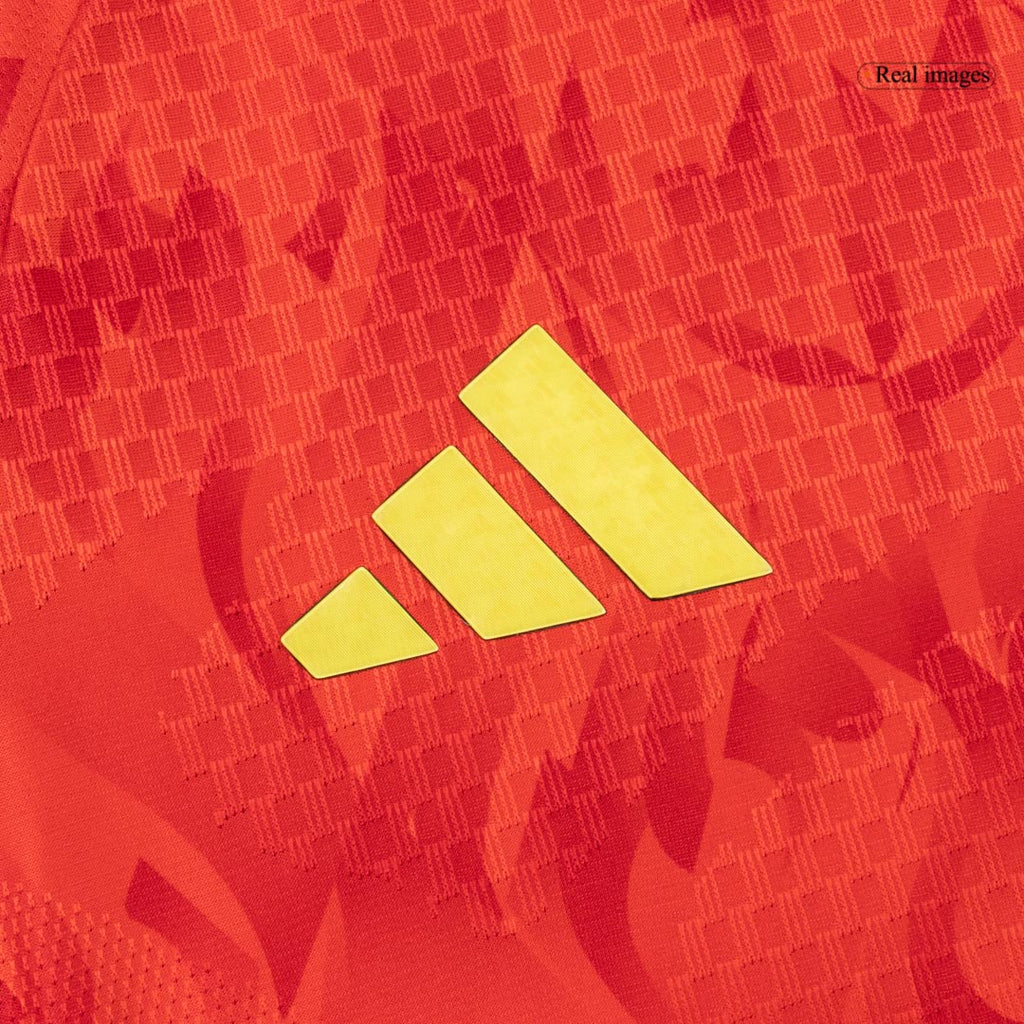 Belgique Domicile Maillot - Coupe du Monde 2026 Rouge Joueur