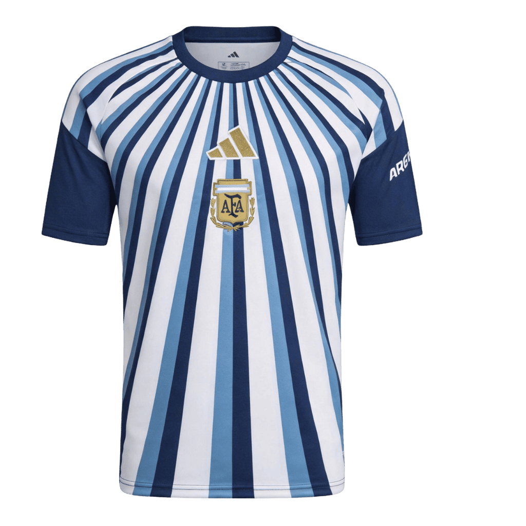 Argentine Pre-Match Maillot - Coupe du Monde 2026 Bleu marine