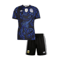 Argentine Extérieur Maillot Kit - Coupe du Monde 2026 Enfant Noir
