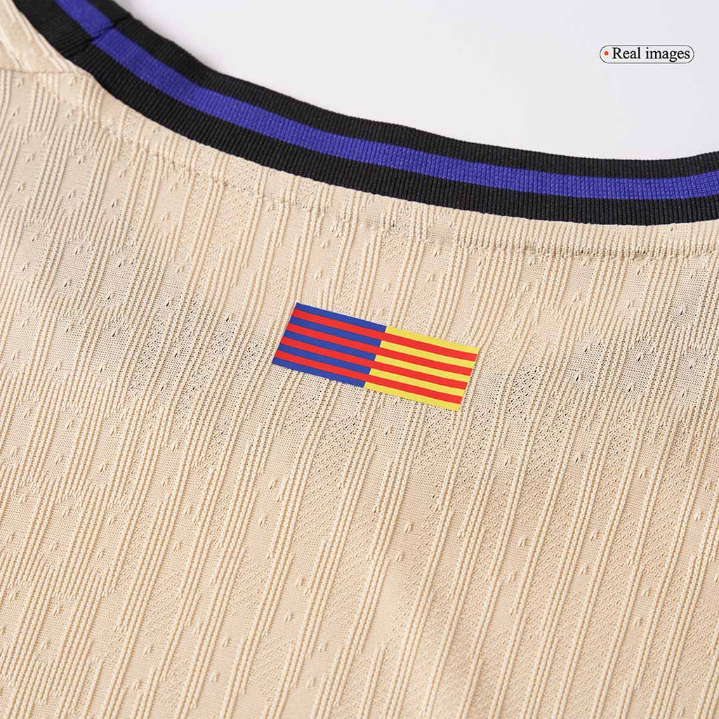 ROONY #28 Barcelone Extérieur Maillot 2025/26 Jaune Joueur - UCL
