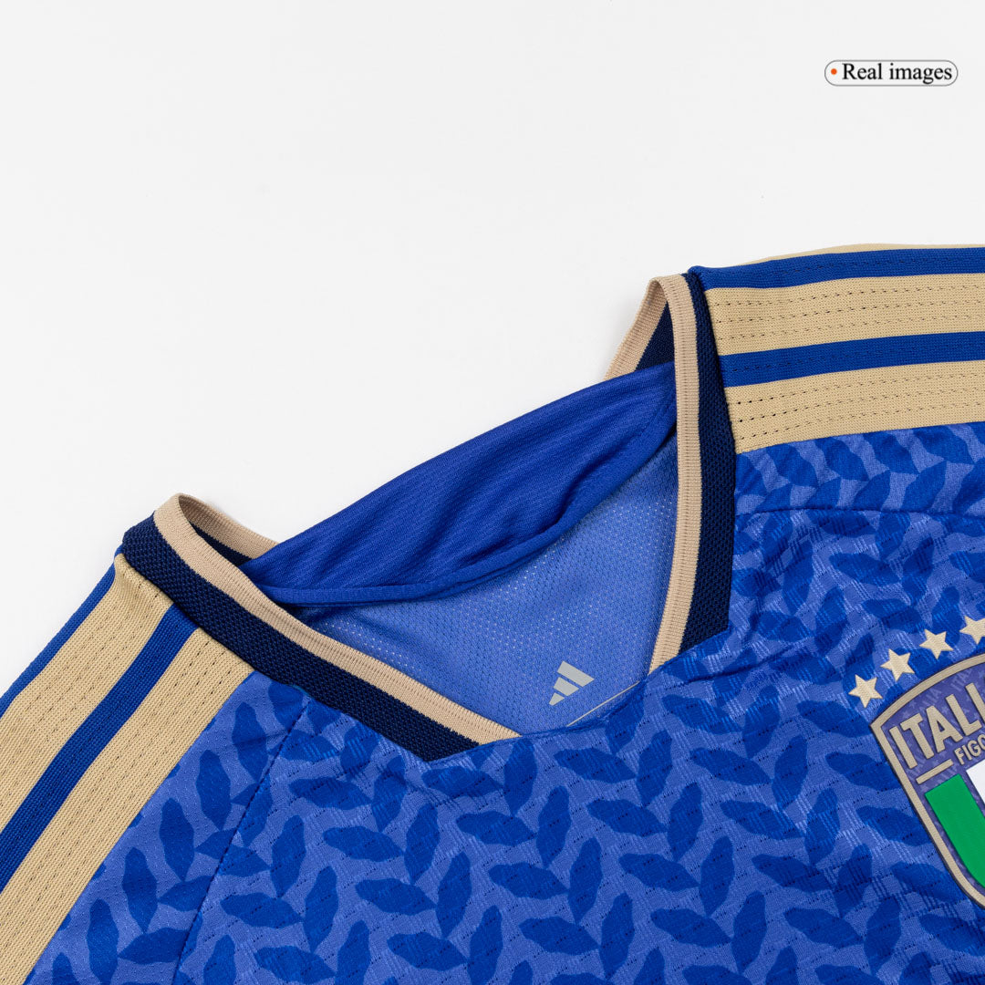 DIMARCO #3 Italie Domicile Maillot Coupe du Monde 2026 Bleu Joueur