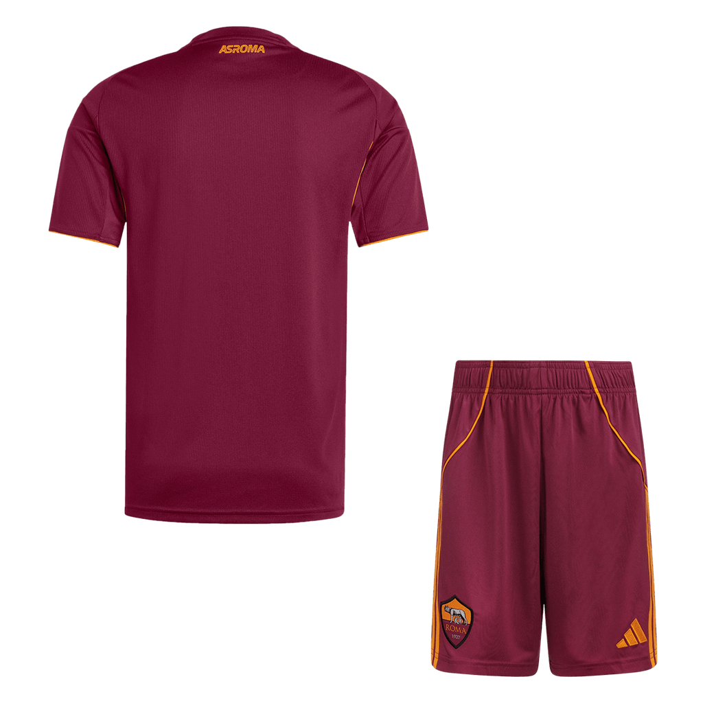 Roma Domicile Maillot Kit 2025/26 Rouge