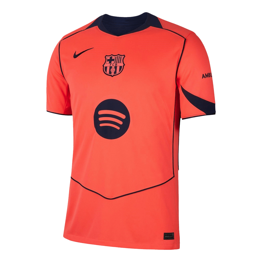 GAVI #6 Barcelone Third Maillot 2025/26 Orange - UCL
