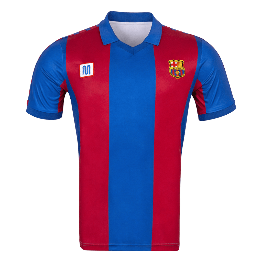 Retro Barcelone Domicile Maillot 1980/82 Blue&Garnet