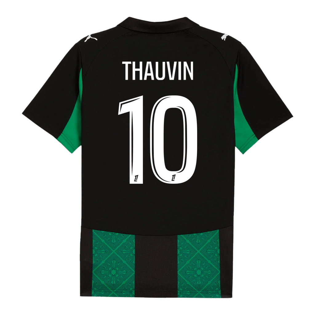 THAUVIN #10 RC Lens Extérieur Maillot 2025/26 Vert&noir