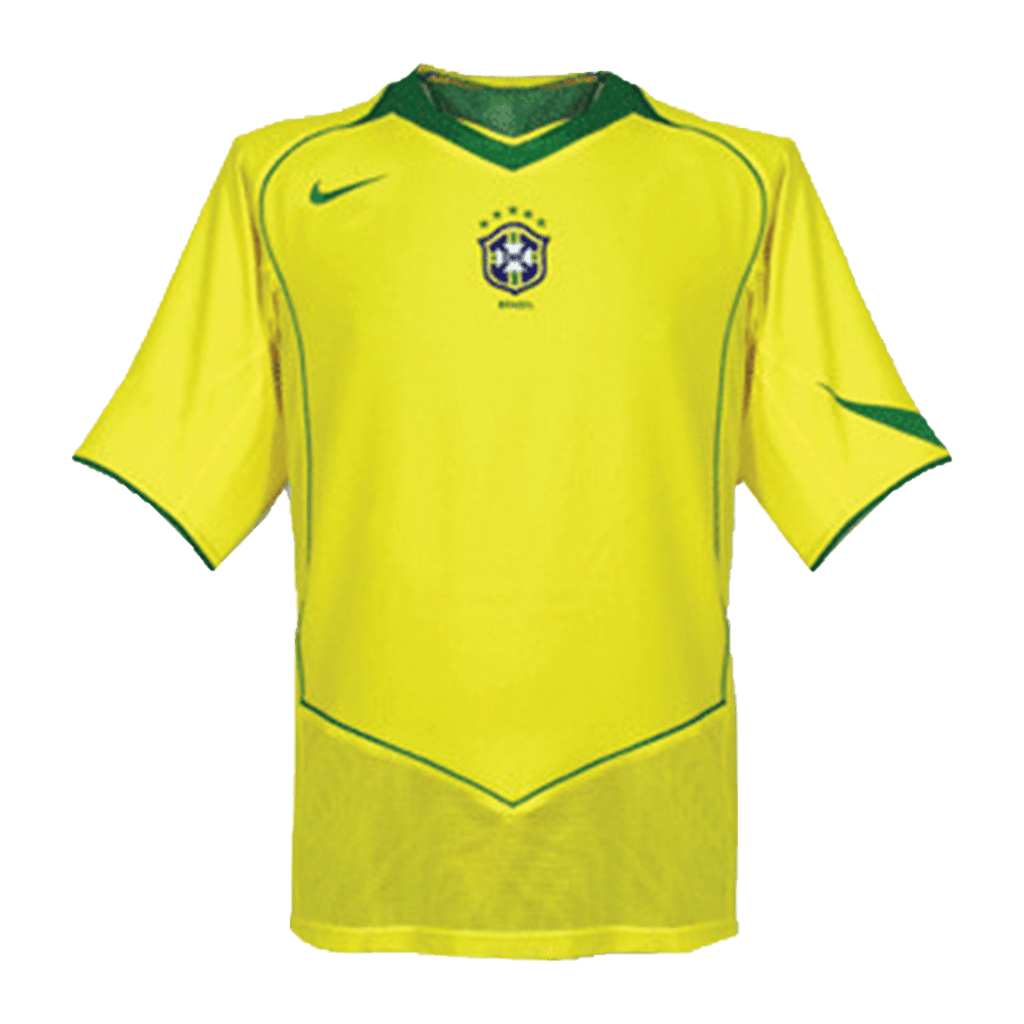 Retro Brésil Domicile Maillot 2004