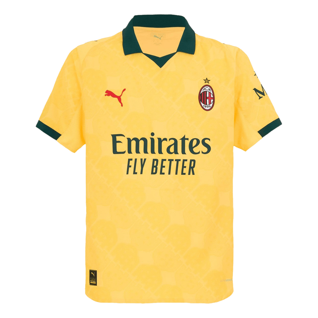 AC Milan Third Maillot 2025/26 Jaune Authentique