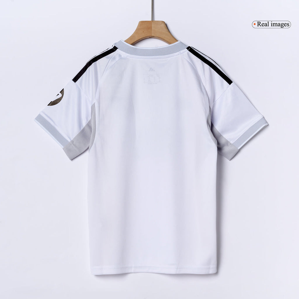 Real Madrid Domicile Maillot Kit 2025/26 Enfant Blanc