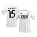 ARDA GÜLER #15 Real Madrid Domicile Maillot 2025/26 Blanc