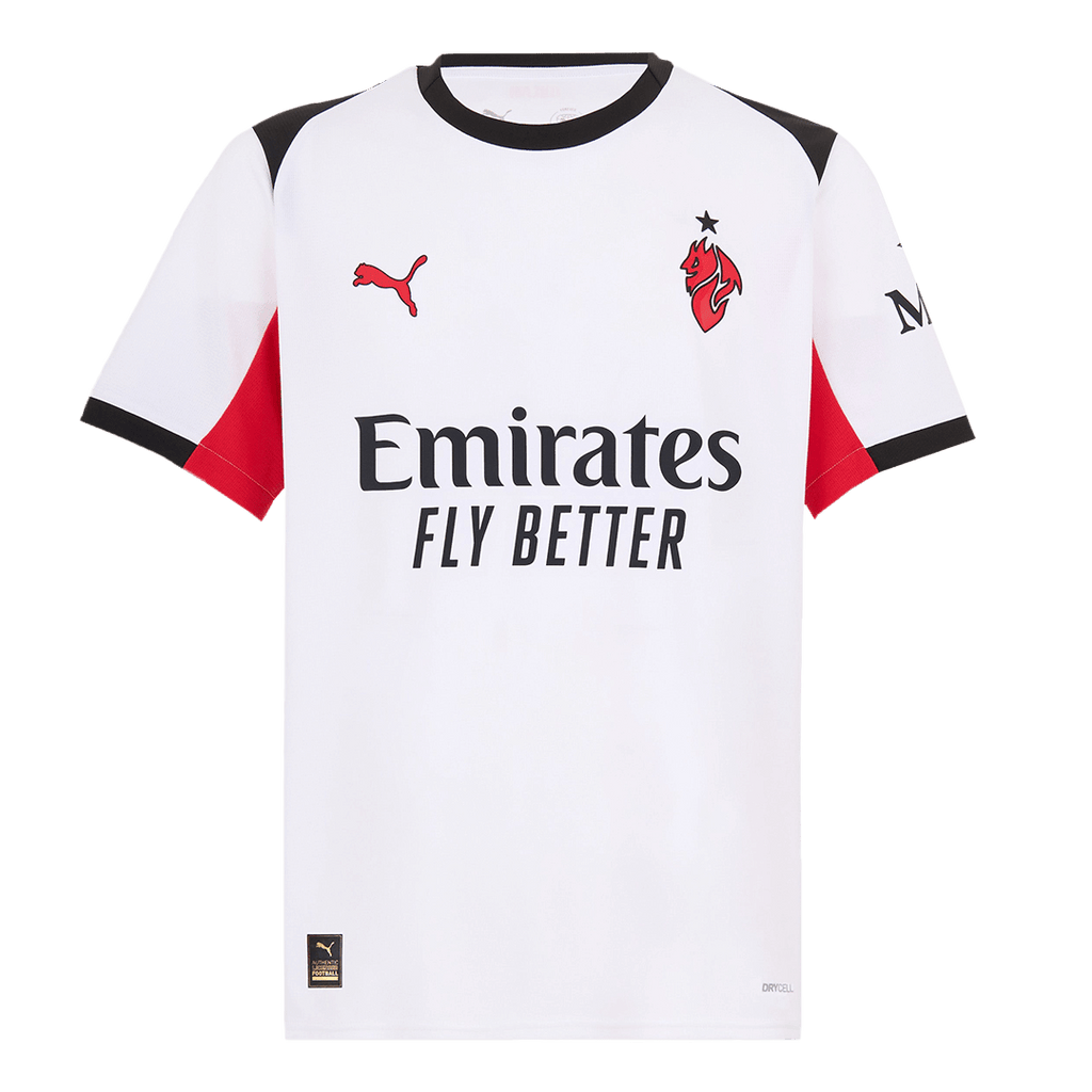 AC Milan Extérieur Maillot 2025/26 Grande Taille