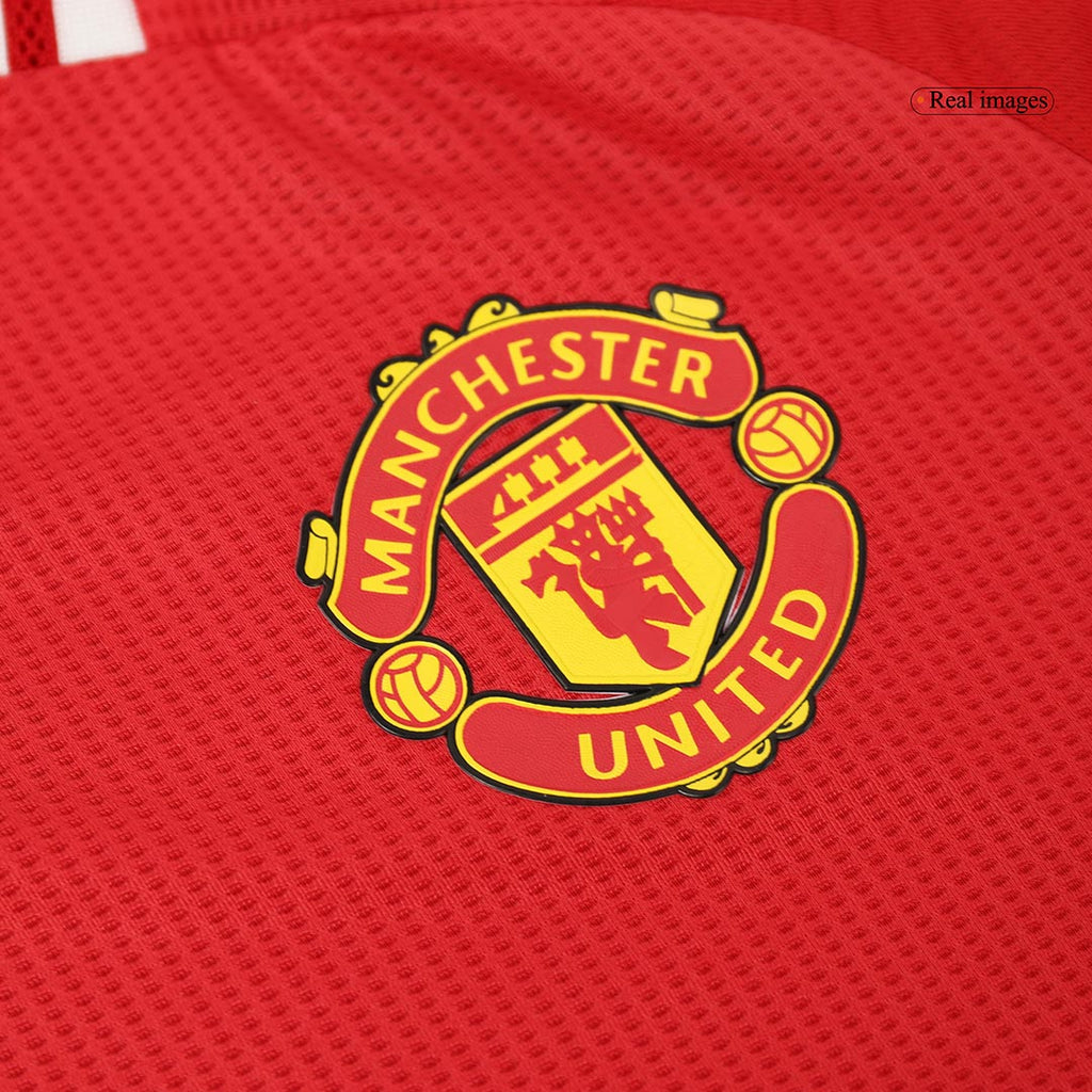 B.FERNANDES #8 Manchester United Domicile Maillot 2024/25 Authentique