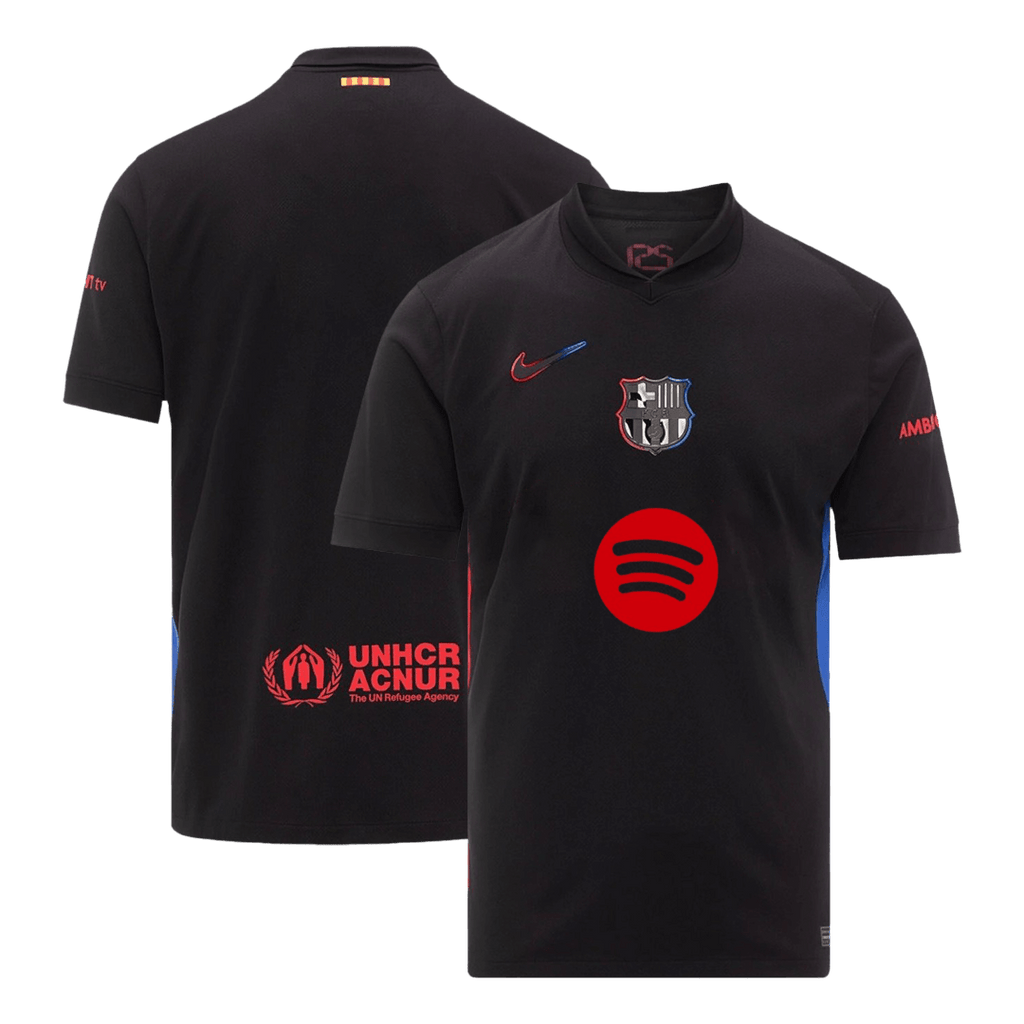 Barcelone Extérieur Maillot 2024/25 - Spotify Logo Without Text
