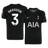 DRAGUSIN #3 Tottenham Hotspur Extérieur Maillot 2025/26 Noir