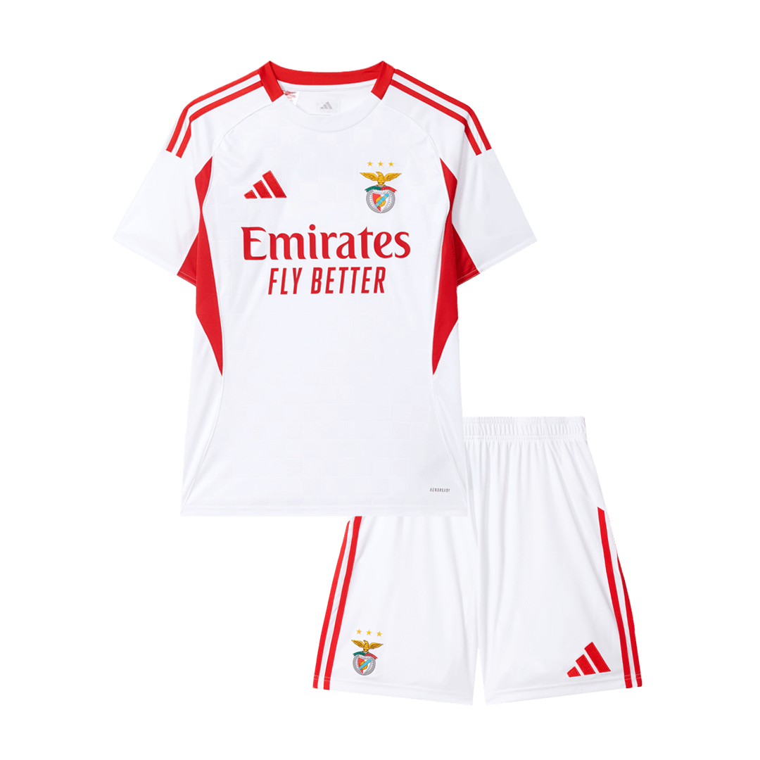 Vente Flash Lisbonne Third Maillot Kit 2025/26 Enfant Blanc
