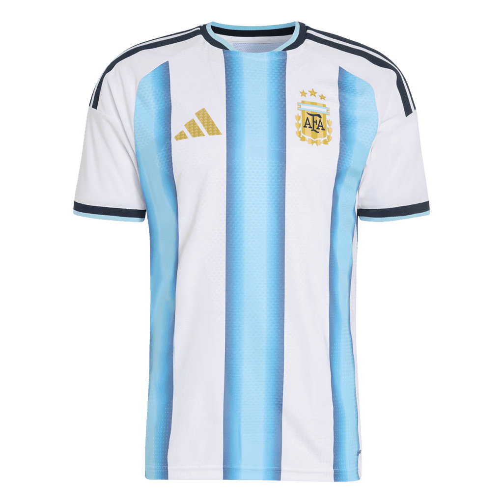 Argentine Domicile Maillot Coupe du Monde 2026 Blue&White Joueur Grande Taille