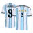 J.ÁLVAREZ #9 Argentine Domicile Maillot Coupe du Monde 2026 Blue&White Joueur
