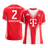 UPAMECANO #2 Munich Domicile Maillot 2025/26 Rouge - Super
