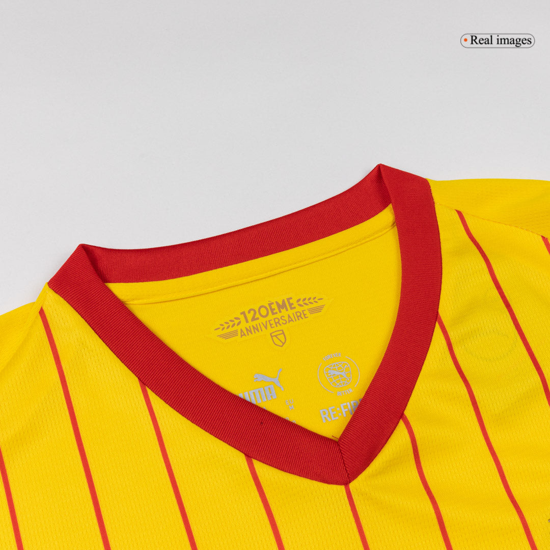 THAUVIN #10 RC Lens Domicile Maillot 2025/26 Rouge&Jaune
