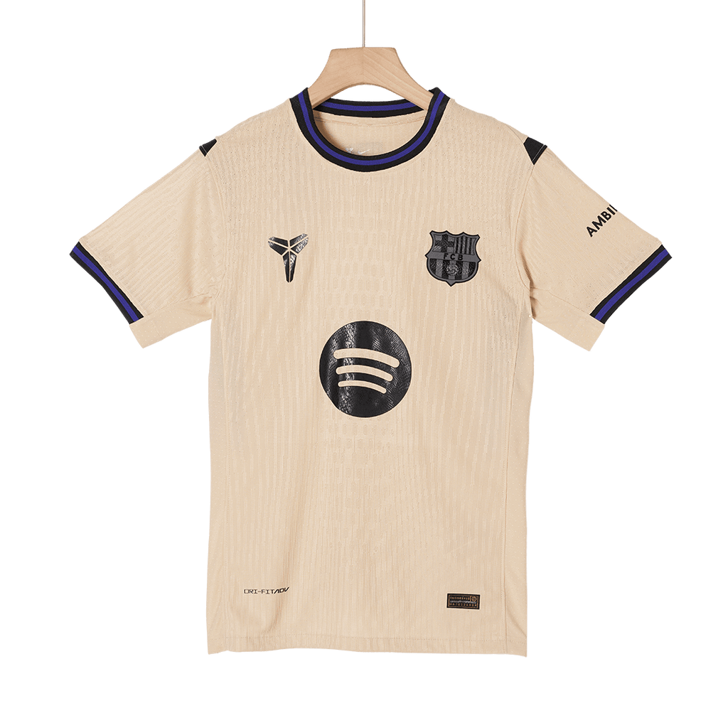 ROONY #19 Barcelone Extérieur Maillot 2025/26 Jaune Joueur - UCL