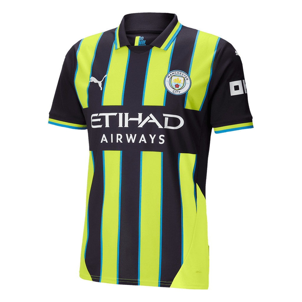 DE BRUYNE #17 Manchester City Extérieur Maillot 2024/25