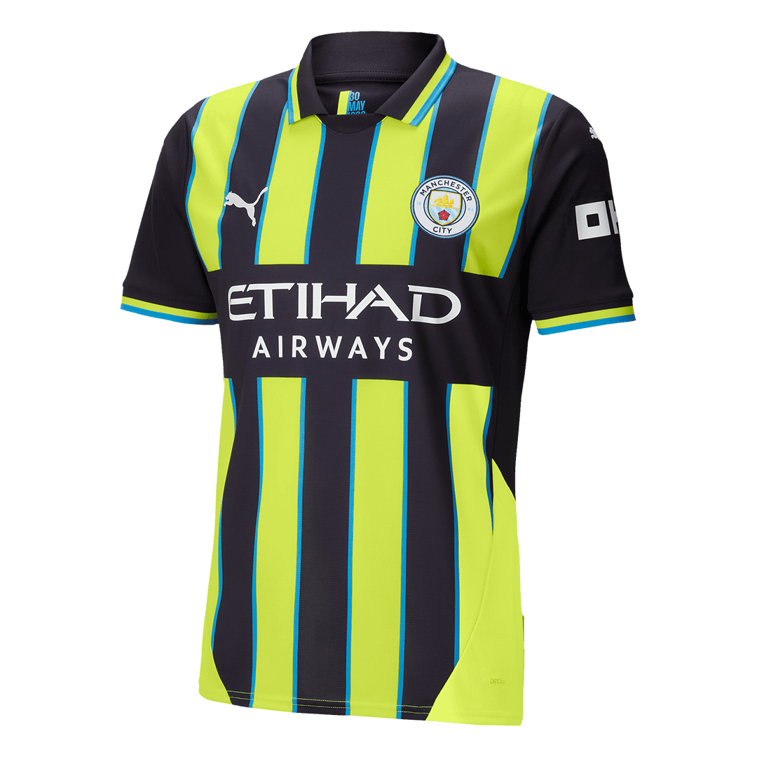 DE BRUYNE #17 Manchester City Extérieur Maillot 2024/25