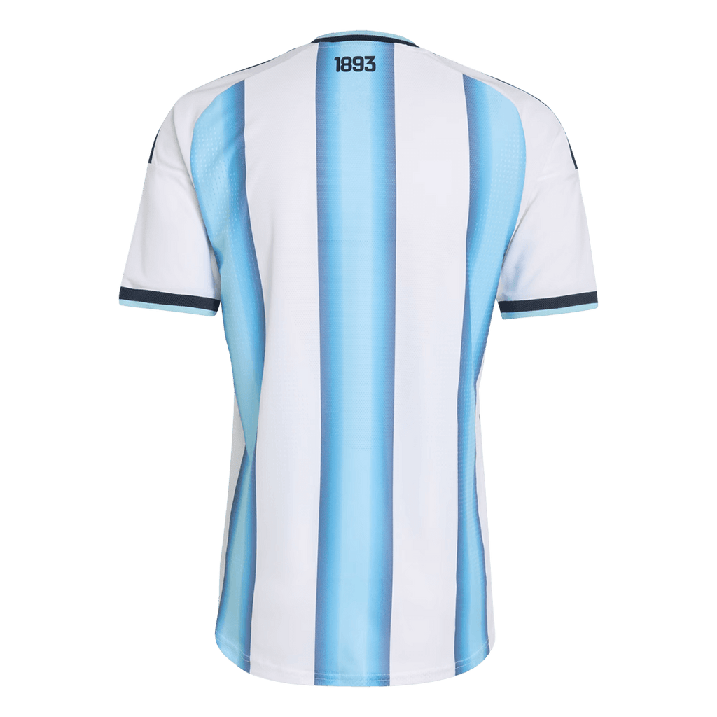 Argentine Domicile Maillot Coupe du Monde 2026 Blue&White Joueur Grande Taille