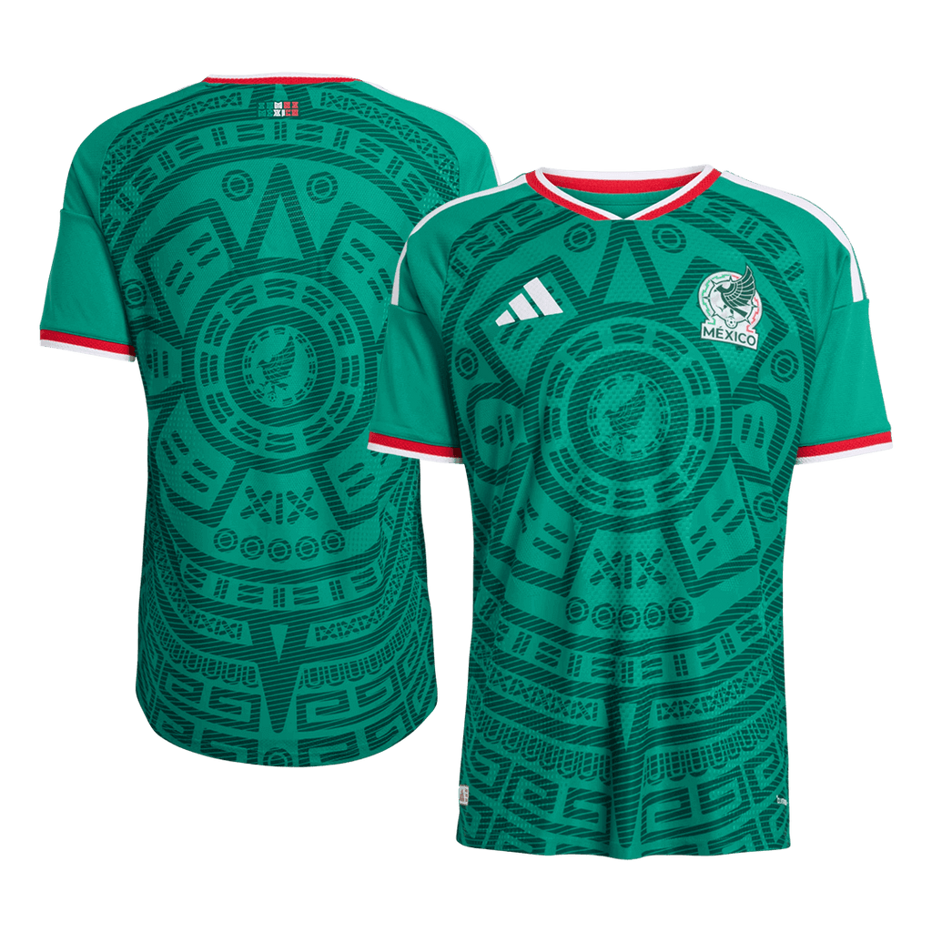 Vente Flash Mexique Domicile Maillot Coupe du Monde 2026 Vert Joueur