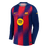 Barcelone Domicile Maillot Manches Longues 2025/26 Rouge et Bleu Grande Taille