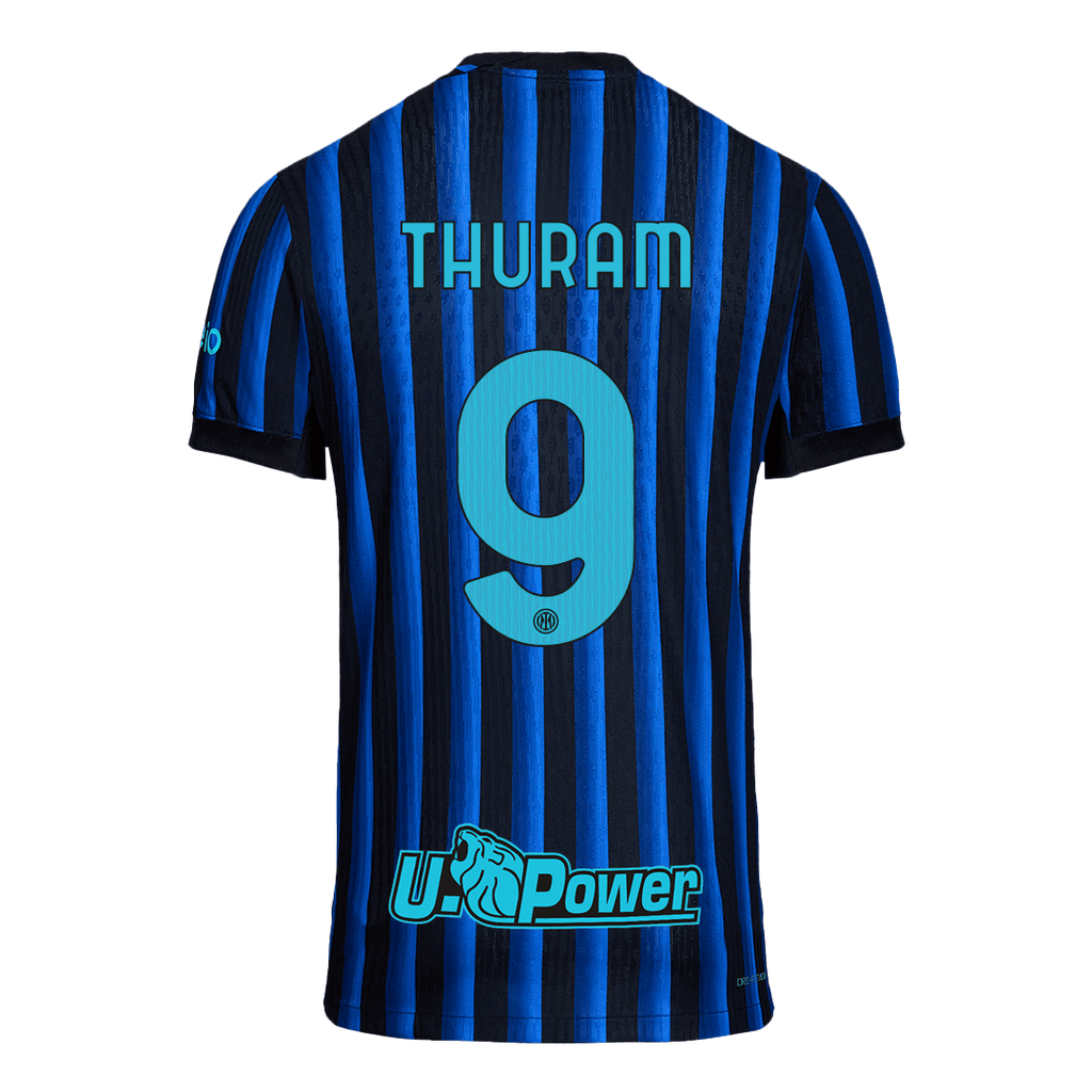 THURAM #9 Inter Milan Domicile Maillot 2025/26 Blue&Black Authentique