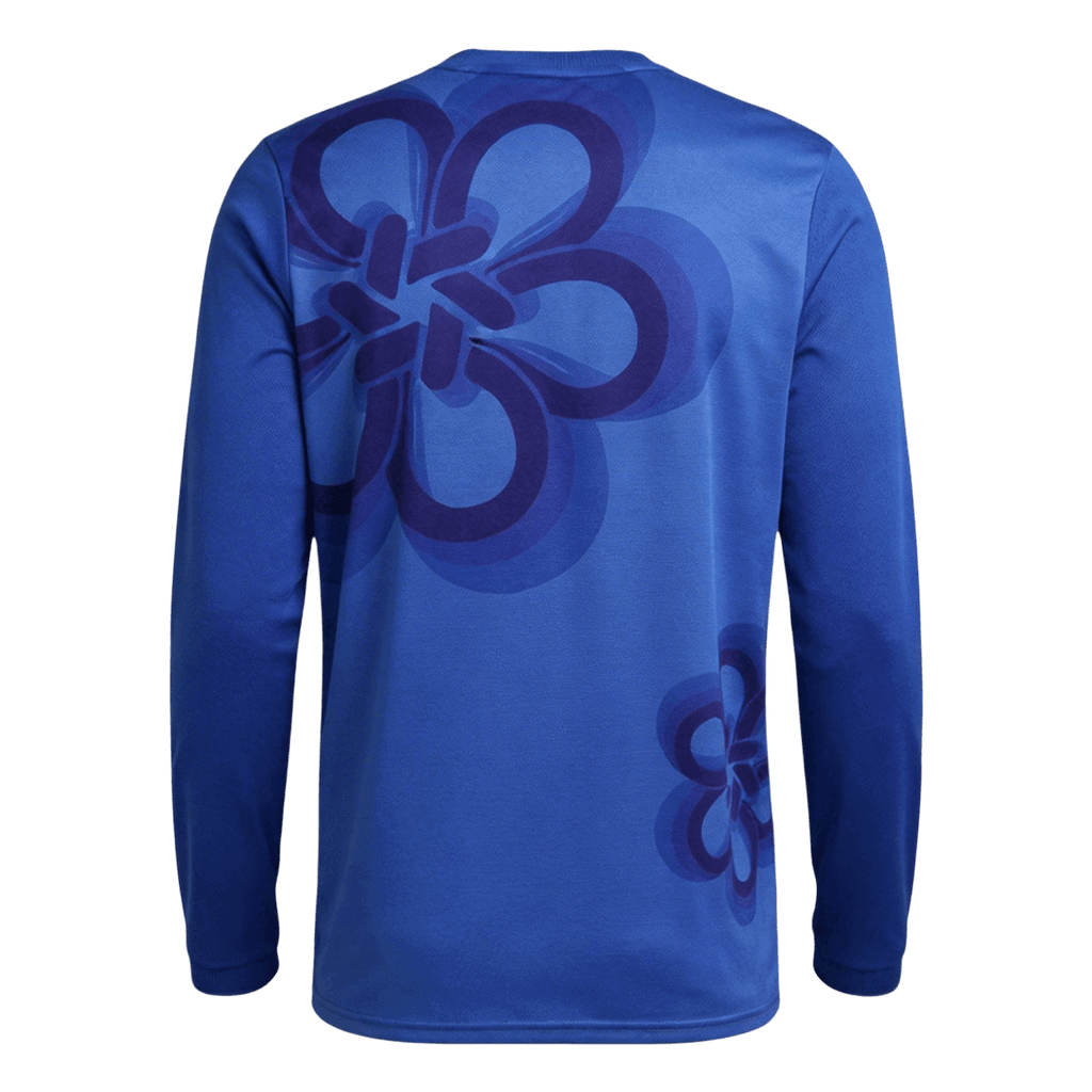 Real Madrid Maillot Manches Longues 2025/26 Bleu Grande Taille