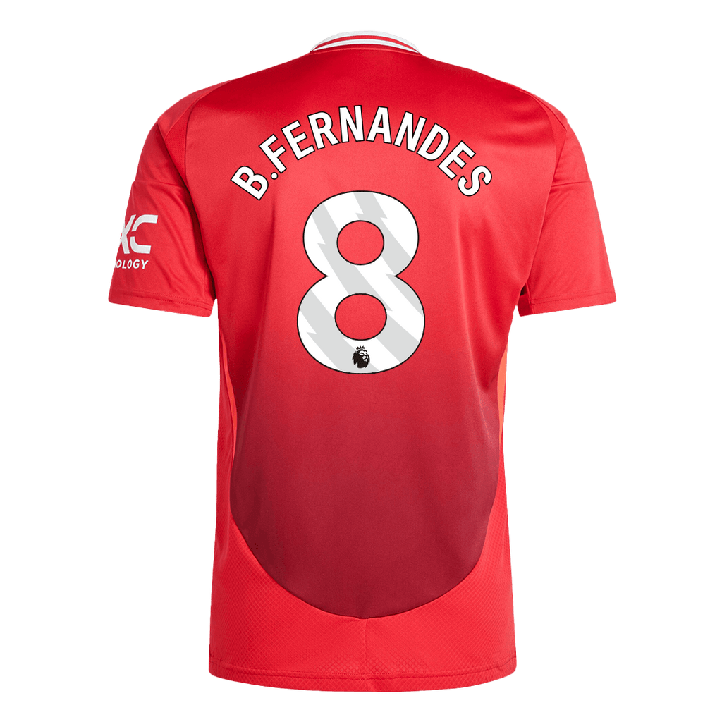 B.FERNANDES #8 Manchester United Domicile Maillot 2024/25 - Super