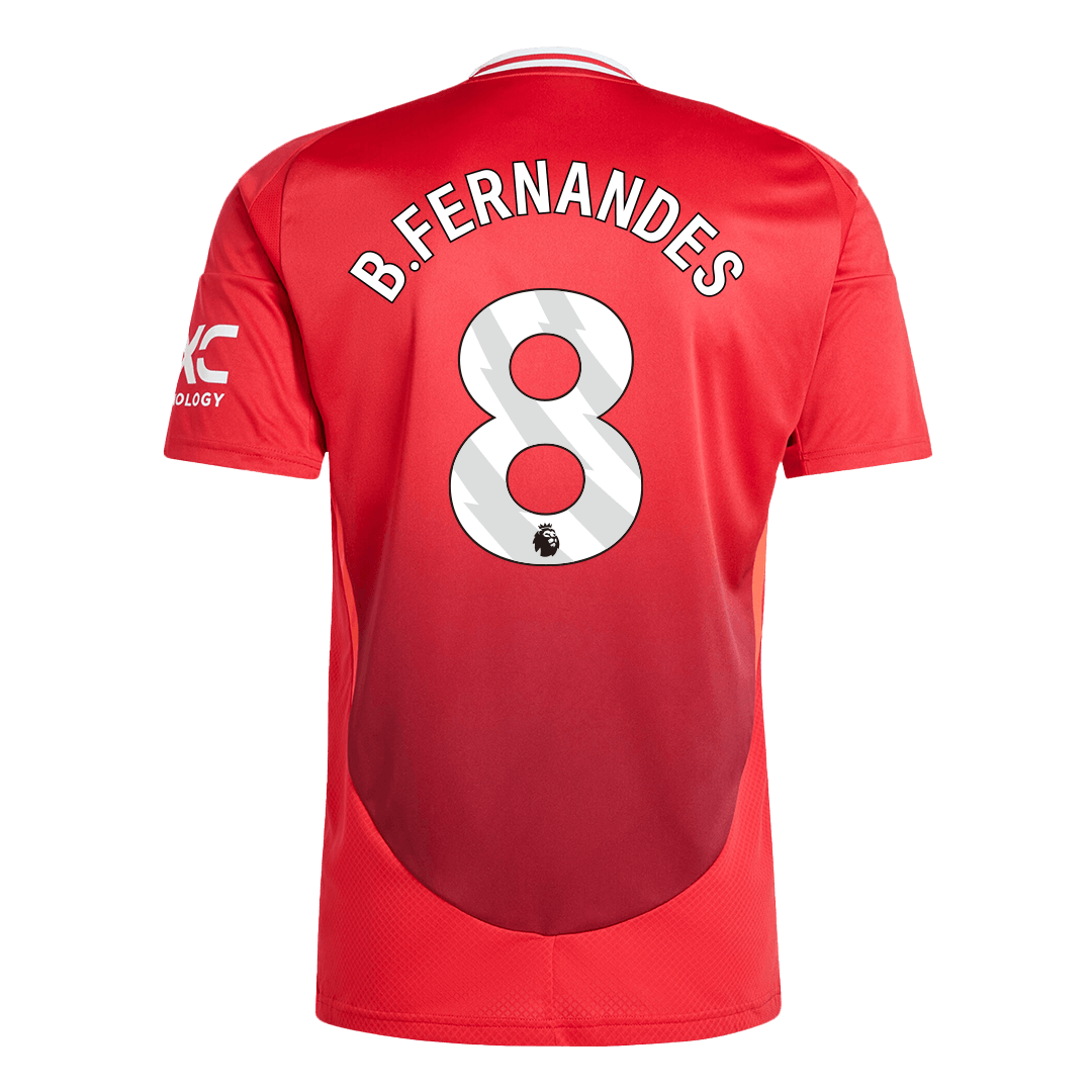 B.FERNANDES #8 Manchester United Domicile Maillot 2024/25 - Super