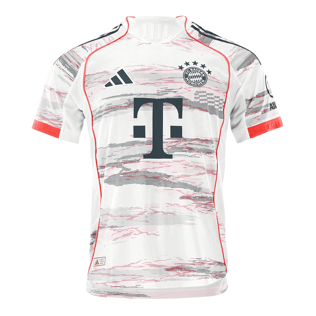 MÜLLER #25 Munich Extérieur Maillot 2025/26 Blanc Joueur