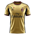 Retro AC Milan Extérieur Maillot 2013/14 Jaune