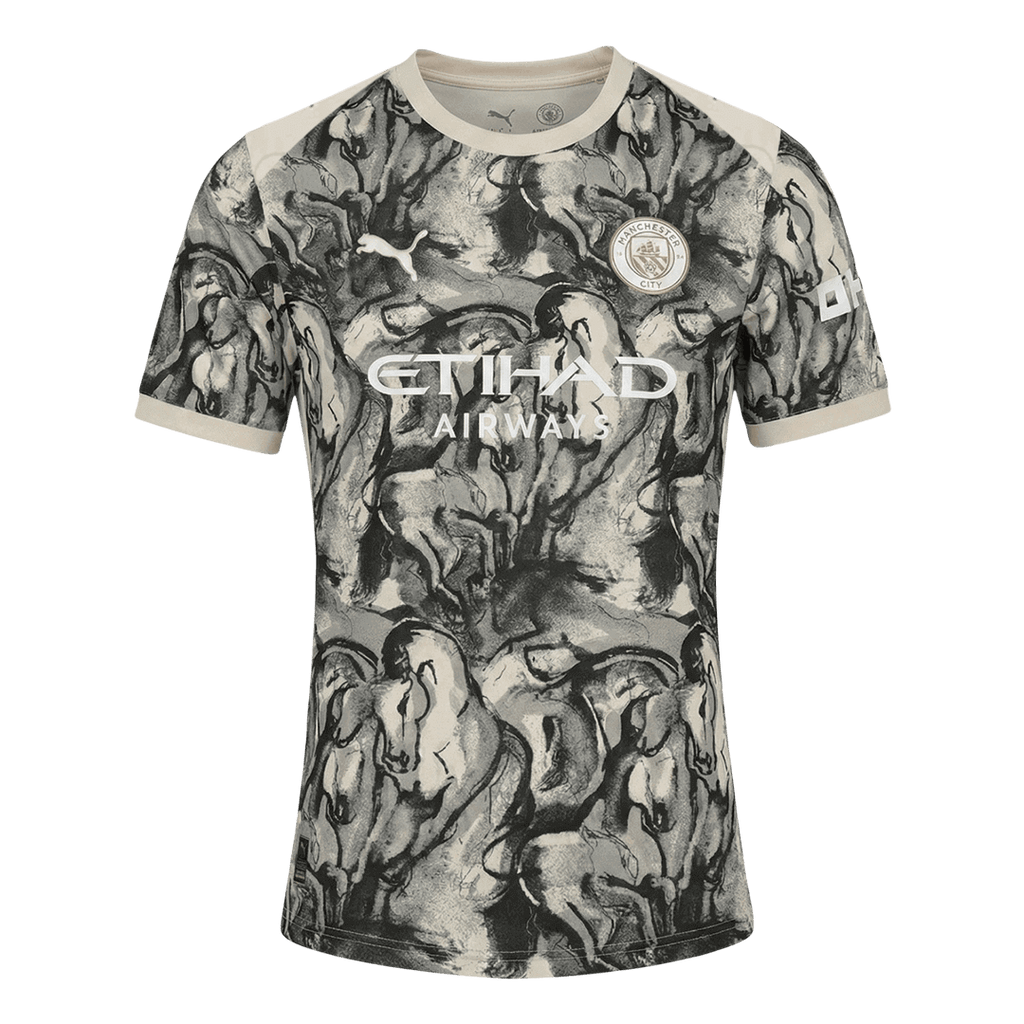 Manchester City Maillot 2025/26 Noir&Blanc