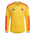 Colombie Domicile Maillot Manches Longues - Coupe du Monde 2026 Jaune Grande Taille