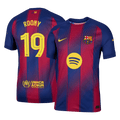 ROONY #19 Barcelone Domicile Maillot 2025/26 Rouge et Bleu Joueur - UCL