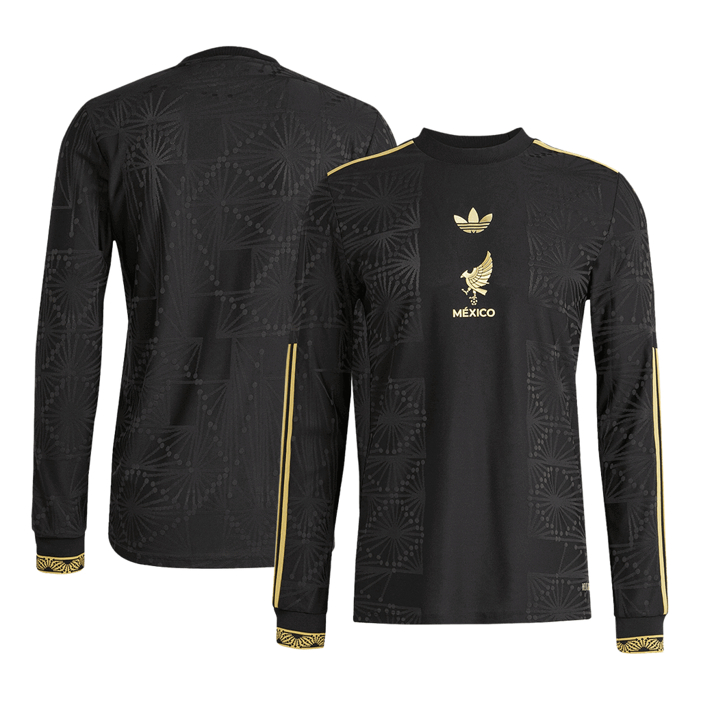 Maillot de Foot Mexique Third Maillot Manches Longues 2025 Authentique - Gold Cup