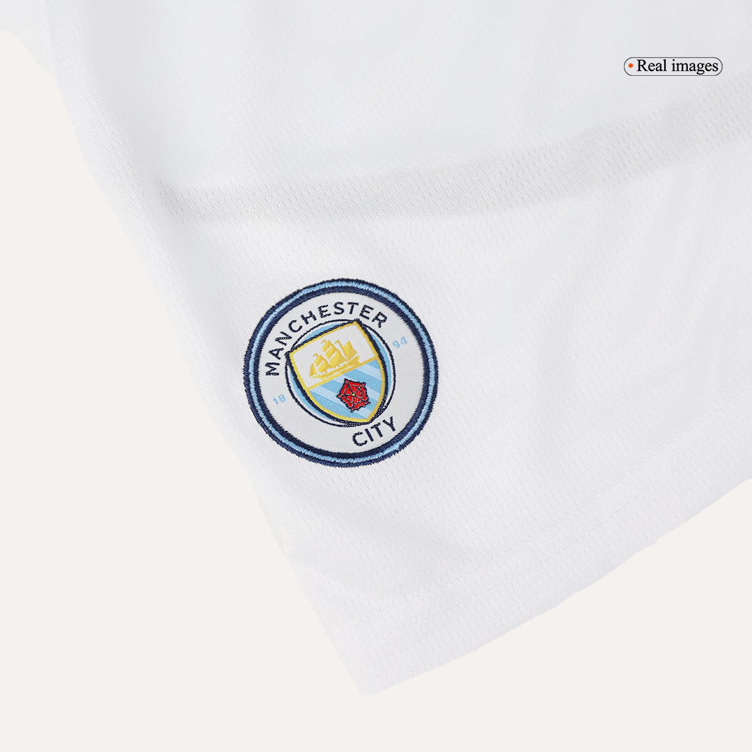 Manchester City Domicile Maillot Kit 2024/25 Enfant