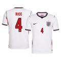 RICE #4 Angleterre Domicile Maillot - Coupe du Monde 2026 Blanc