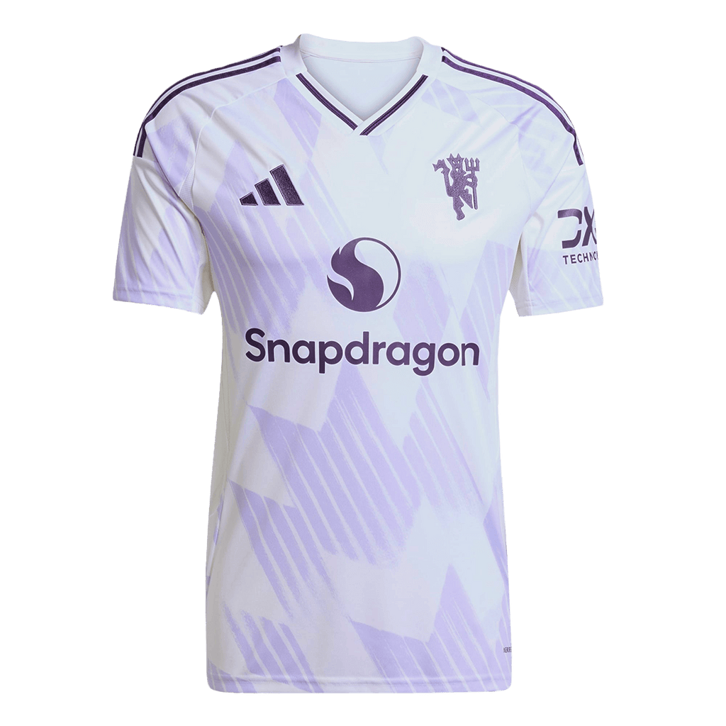 MOUNT #7 Manchester United Extérieur Maillot 2025/26 Blanc