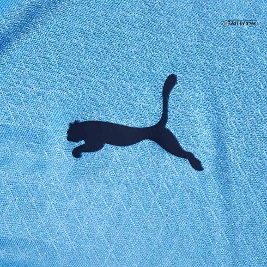 REIJNDERS #4 Manchester City Domicile Maillot 2025/26 Bleu Joueur