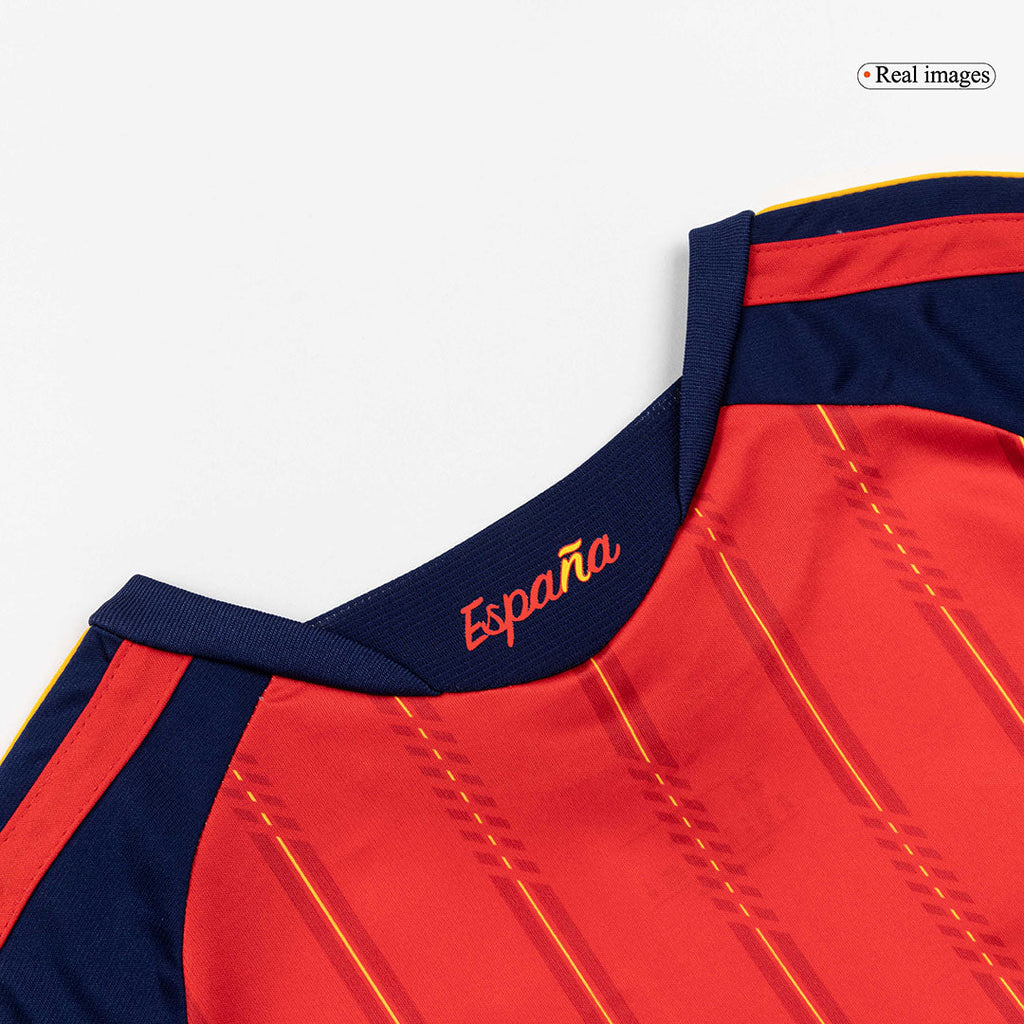 Espagne Domicile Maillot Kit - Coupe du Monde 2026 Enfant Rouge