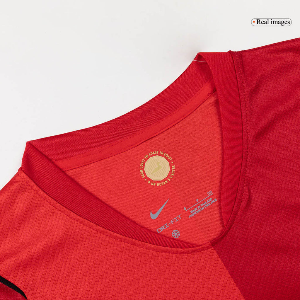 Canada Domicile Maillot - Coupe du Monde 2026 Rouge Grande Taille