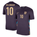 Maillot de Foot BELLINGHAM #10 Angleterre Extérieur Maillot 2024 - Super